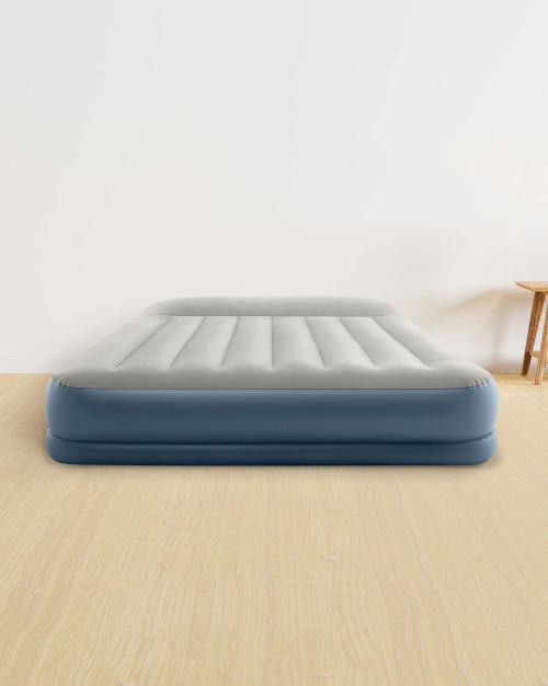Intex 64117ED 12in Queen Dura-Beam® Standard Fiber-Tech Pillow Rest Air Mattress with Built-In Electric Pump manufacturer reference