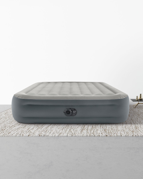 Intex 64125ED 18in Queen Dura-Beam® Plus Fiber-Tech Essential Rest Air Mattress with Built-In Electric Pump manufacturer reference