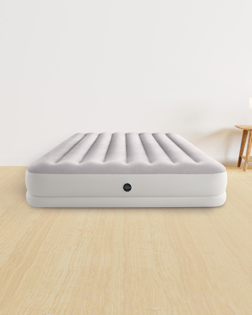 Intex 64179E 12in Queen Dura-Beam Prestige Fiber-Tech Mid-Rise Air Mattress with USB150 Mini Air Pump manufacturer reference