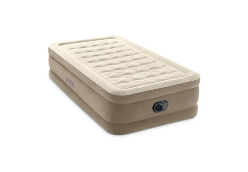 Intex 64425ED 18in Twin Dura-Beam® Deluxe Fiber-Tech Ultra Plush Air Mattress with Built-In Electric Pump manufacturer reference