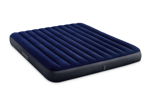 Intex 64755E 10in King Dura-Beam® Standard Fiber-Tech Downy Blue Air Mattress (Pump Not Included) manufacturer reference