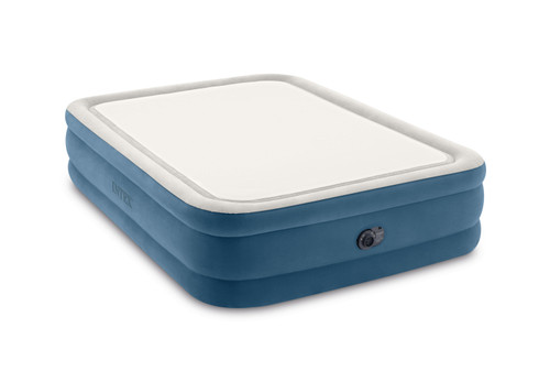Intex 66197T 20in Queen Dura-Beam® Deluxe Fiber-Tech Thermalux Air Mattress with Built-In Electric Pump manufacturer reference